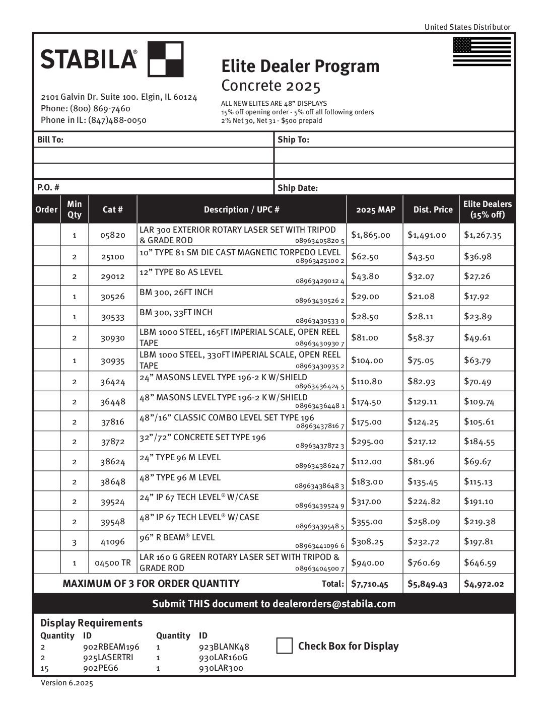 Elite Dealer Concrete 2025 - US - Tile