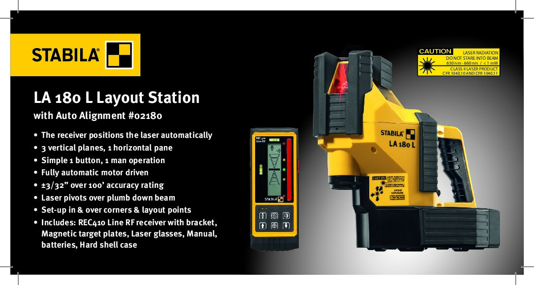 LA 180 L Layout Station