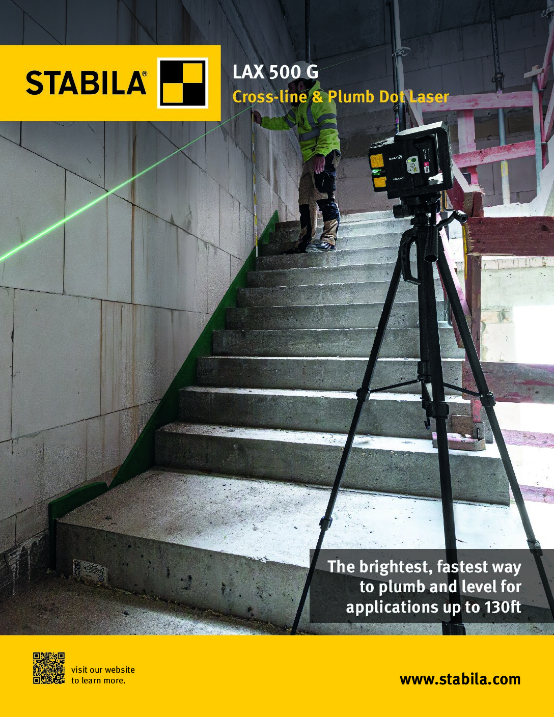 LAX 500 G Point and Line Laser - Product Flyer