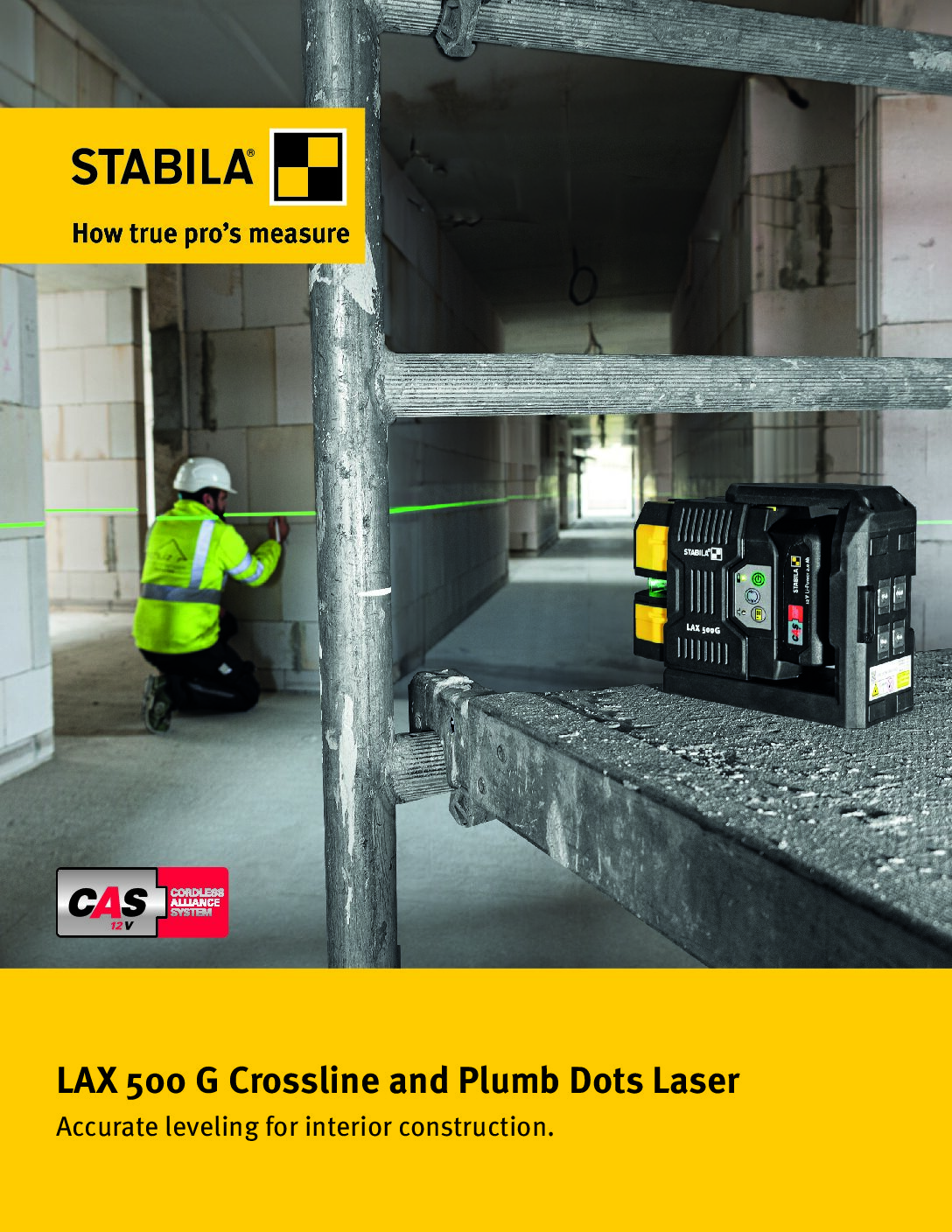 LAX 500 G Point and Line Laser Booklet