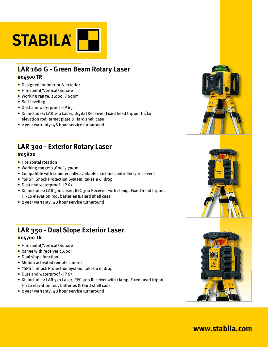 Laser Combo Product Flyer - English