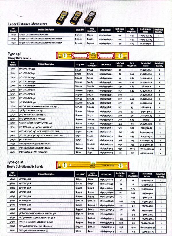 USA Price Booklet - 2025 Q2