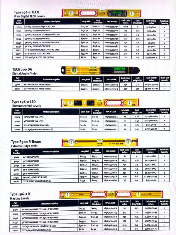 USA Price Booklet - 2025 Q2