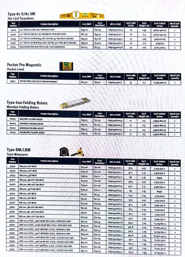 USA Price Booklet - 2025 Q2