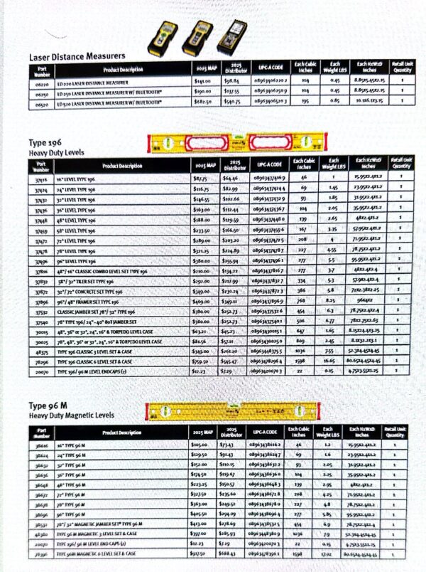 CAN Price Booklet - 2025 Q1