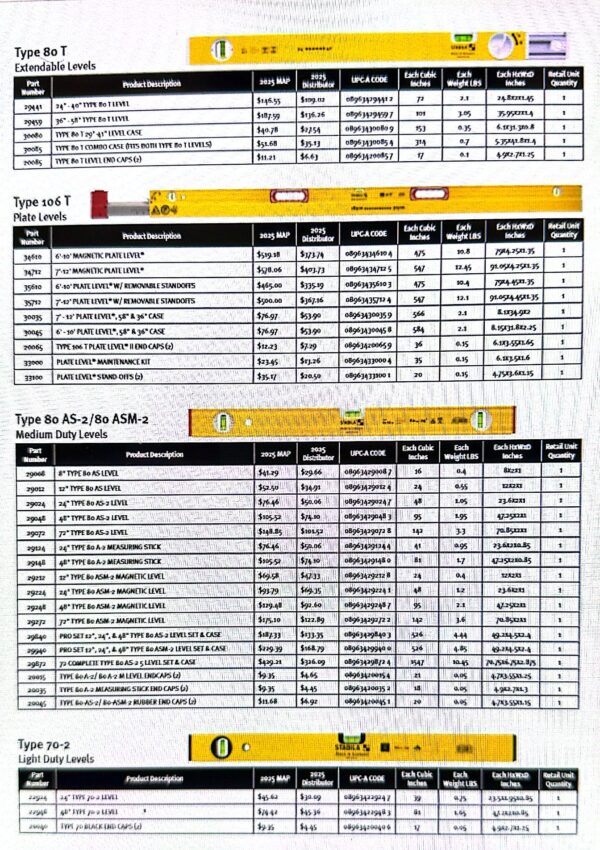 CAN Price Booklet - 2025 Q1